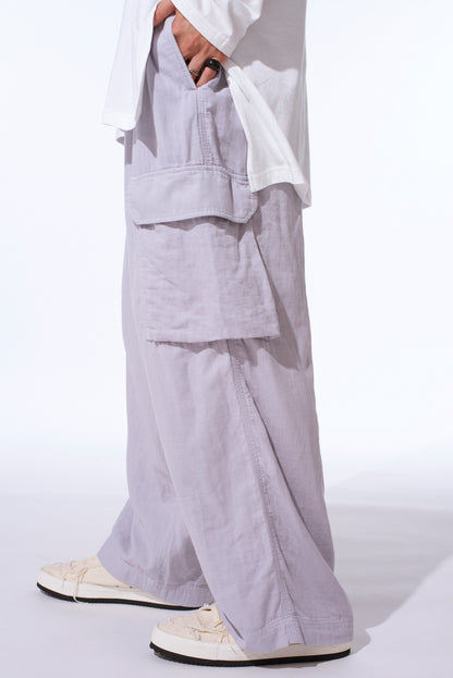 Double Gauze Single Cargo Pocket Pants
