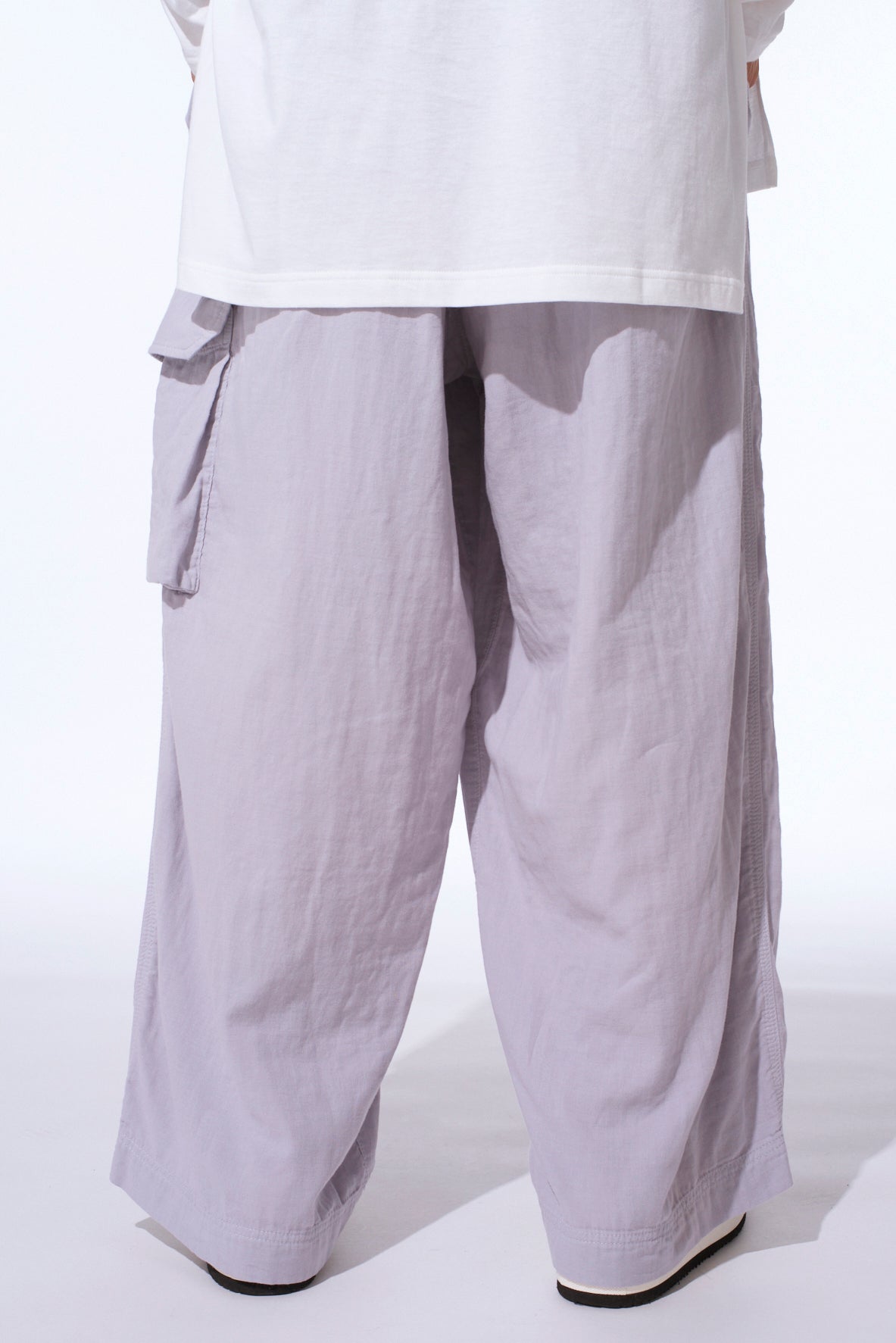Double Gauze Single Cargo Pocket Pants