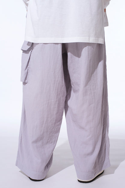 Double Gauze Single Cargo Pocket Pants