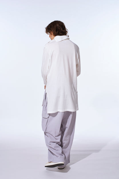Double Gauze Single Cargo Pocket Pants