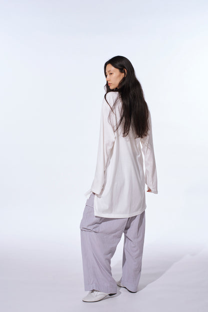 Double Gauze Single Cargo Pocket Pants
