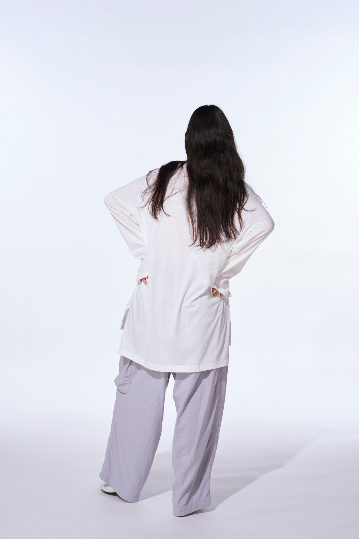 Double Gauze Single Cargo Pocket Pants