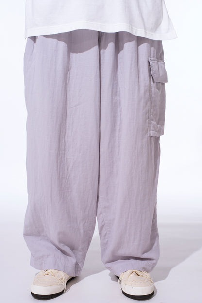 Double Gauze Single Cargo Pocket Pants