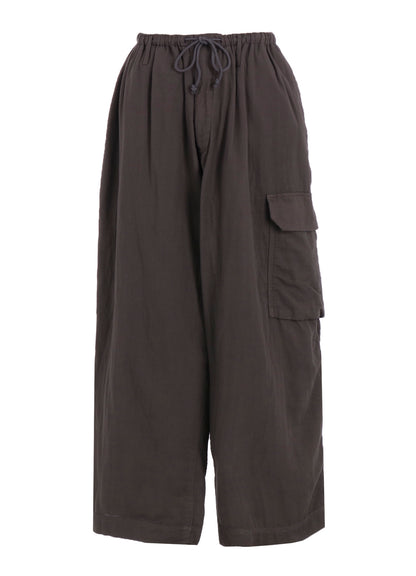 Double Gauze Single Cargo Pocket Pants