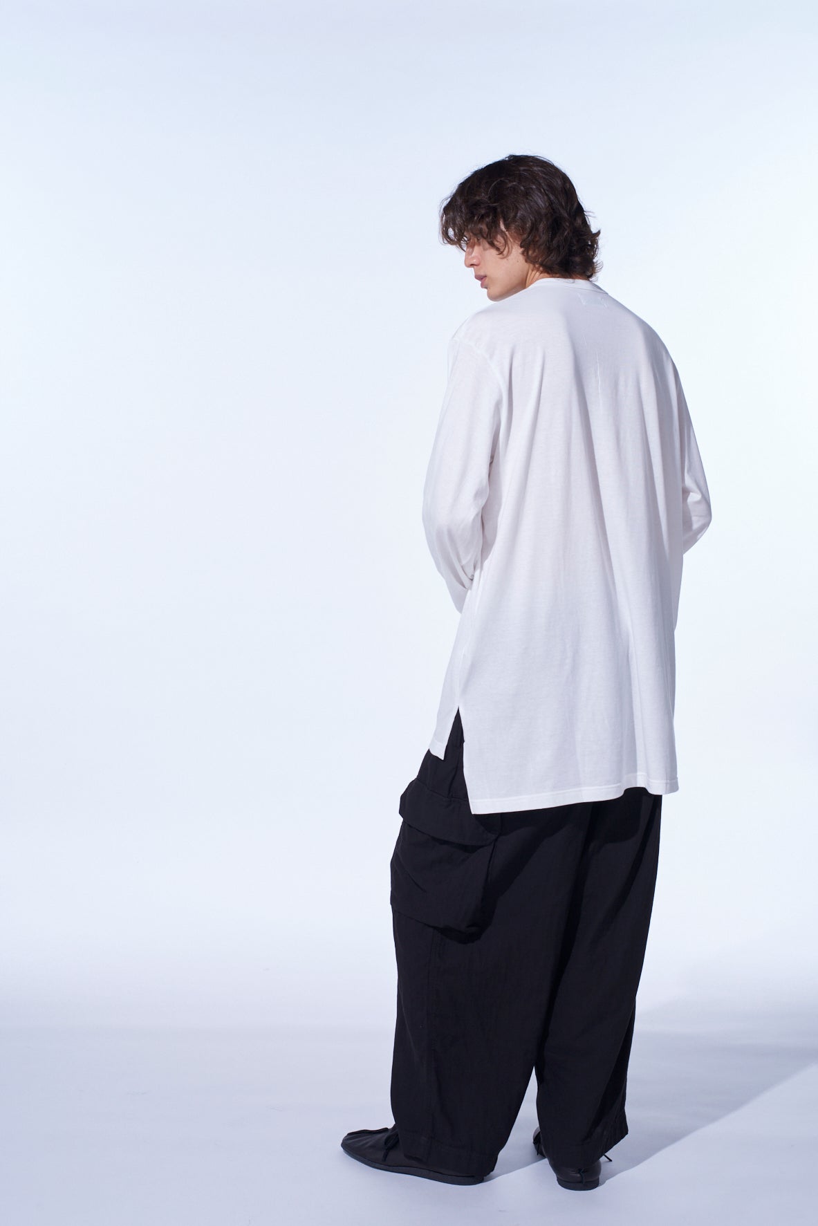 Double Gauze Single Cargo Pocket Pants