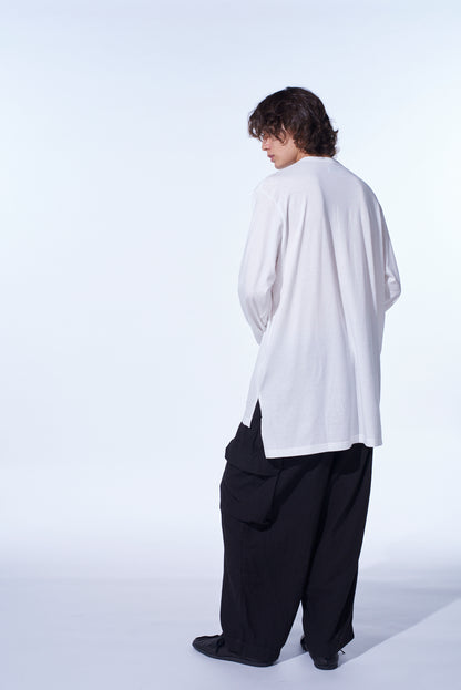 Double Gauze Single Cargo Pocket Pants