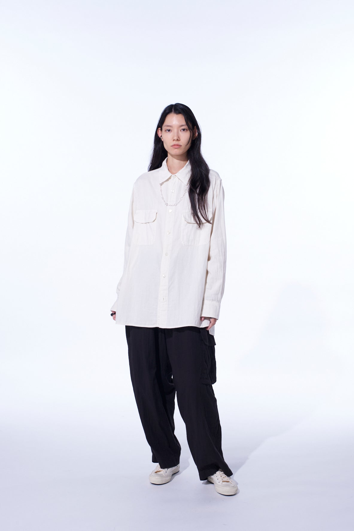 Double Gauze Single Cargo Pocket Pants