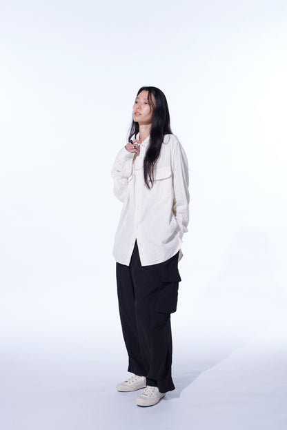 Double Gauze Single Cargo Pocket Pants