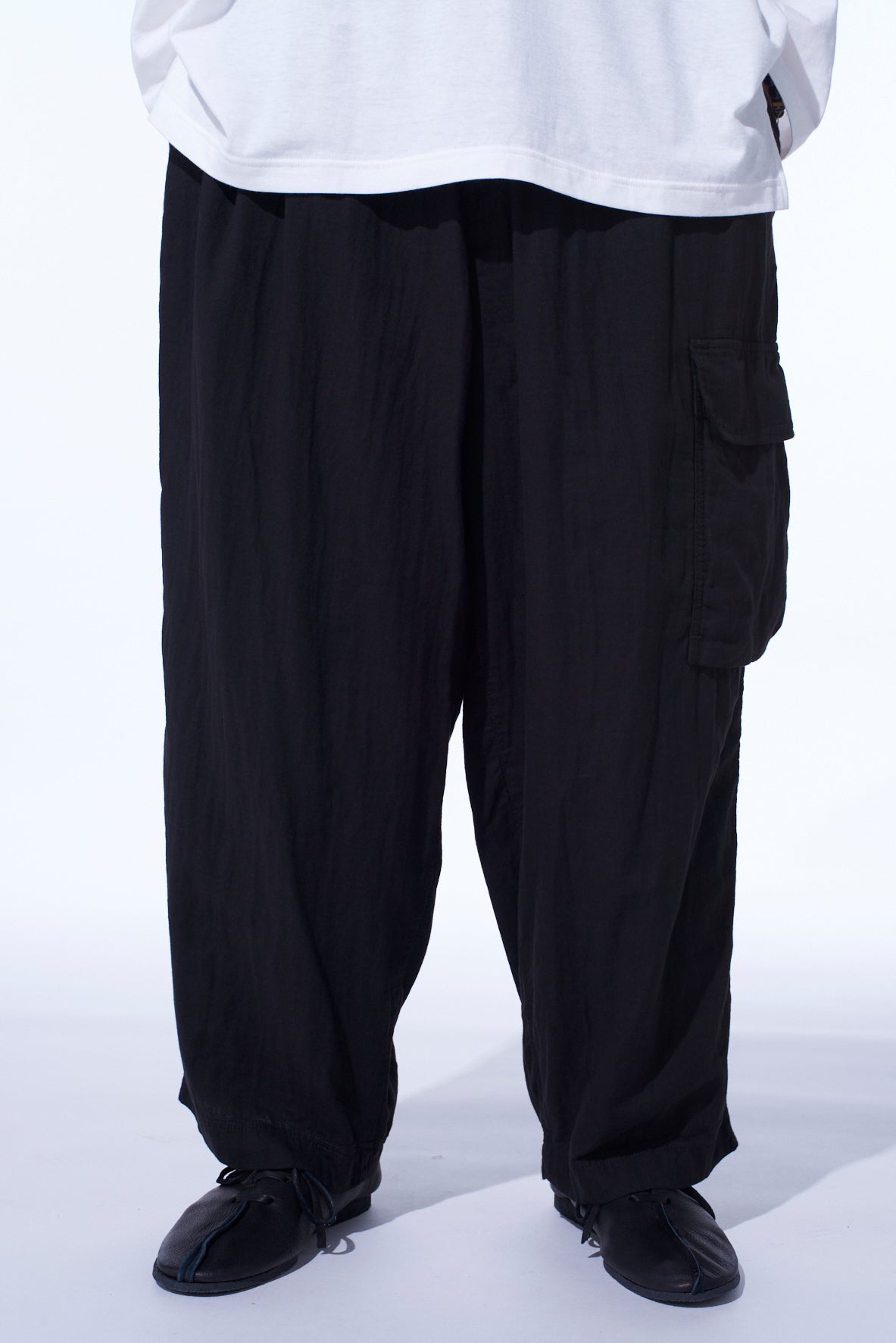 Double Gauze Single Cargo Pocket Pants