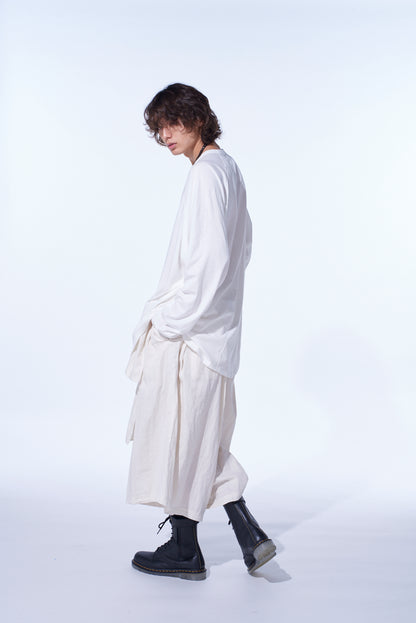 Double Gauze Culotte Pants