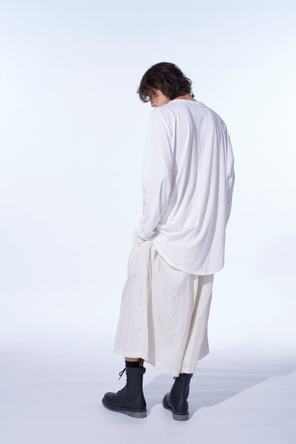 Double Gauze Culotte Pants