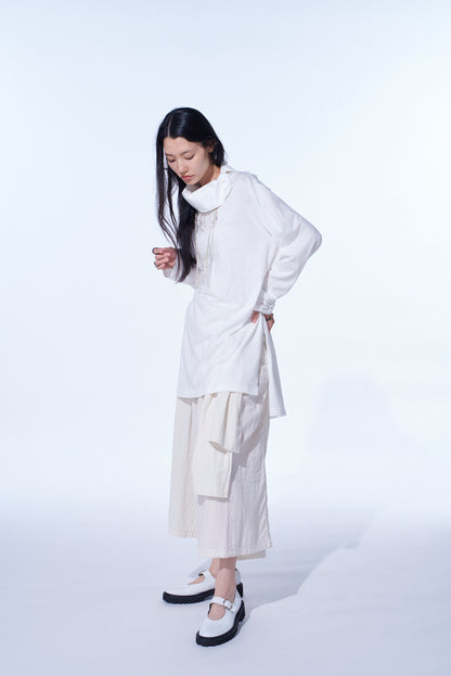 Double Gauze Culotte Pants