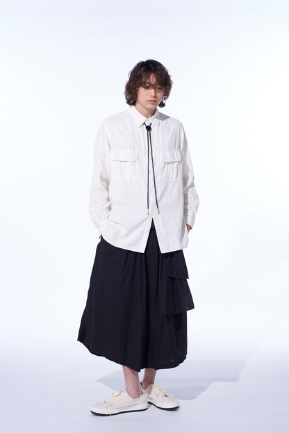 Double Gauze Culotte Pants