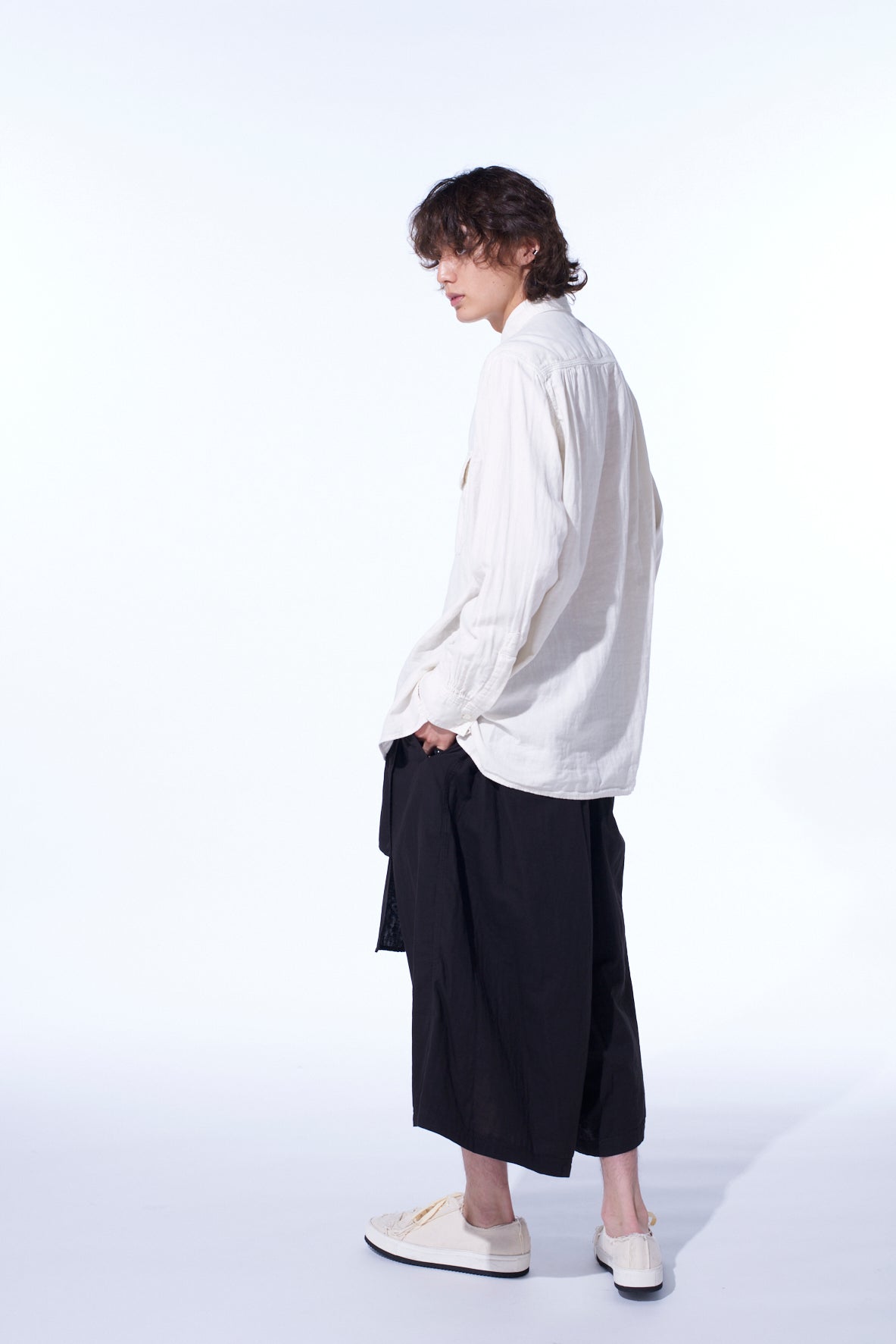 Double Gauze Culotte Pants