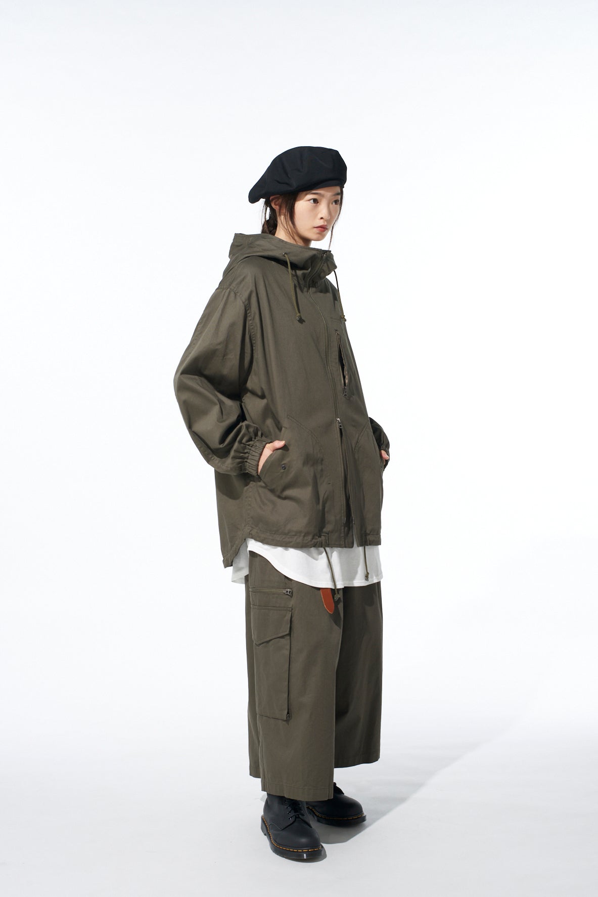 COTTON TWILL MOUNTAIN PARKA