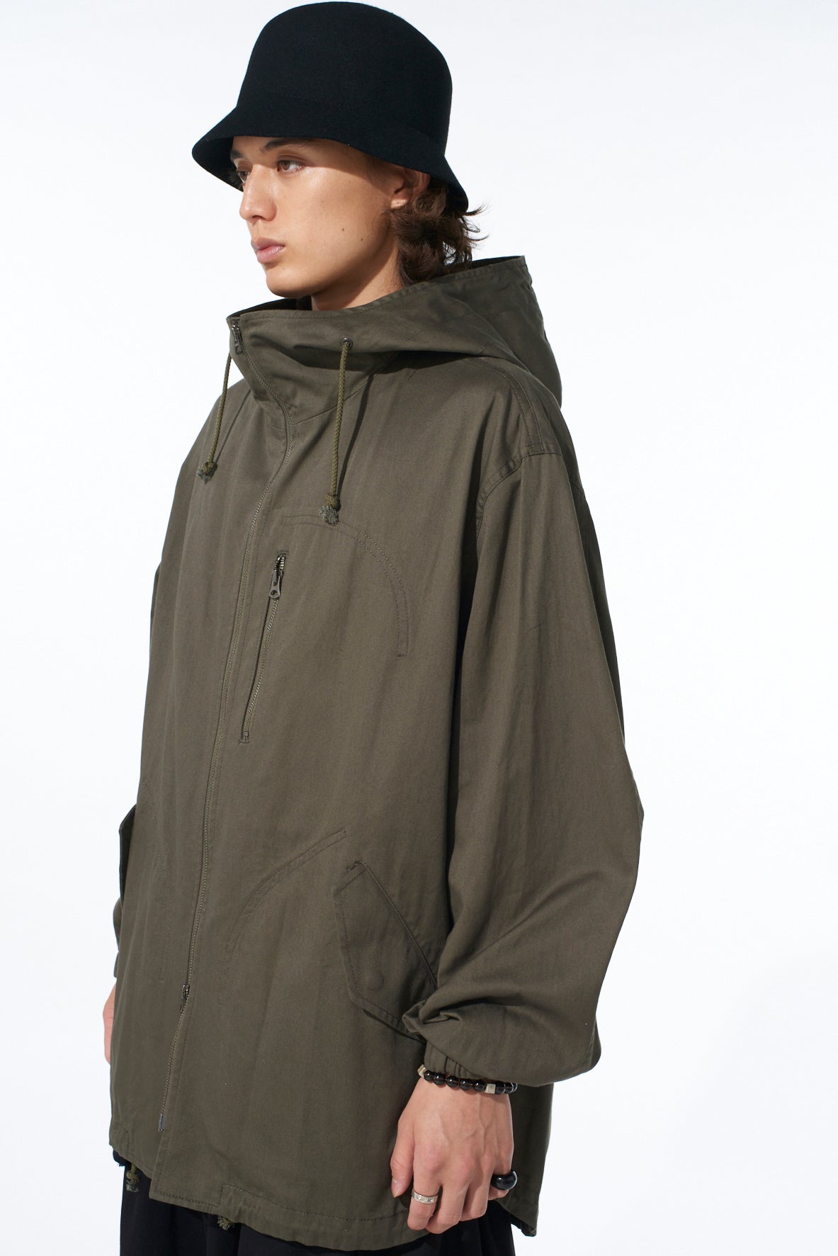 COTTON TWILL MOUNTAIN PARKA