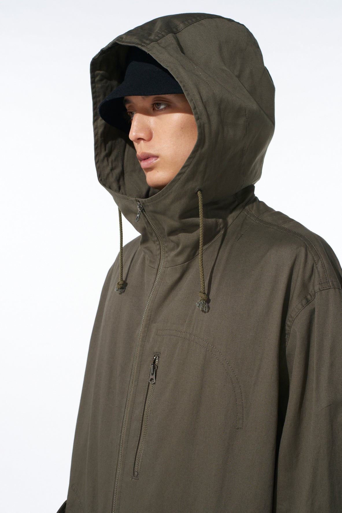 COTTON TWILL MOUNTAIN PARKA