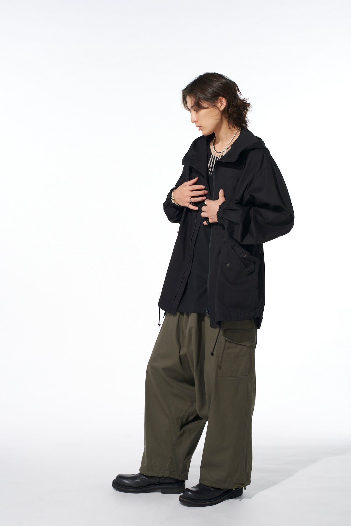 COTTON TWILL MOUNTAIN PARKA