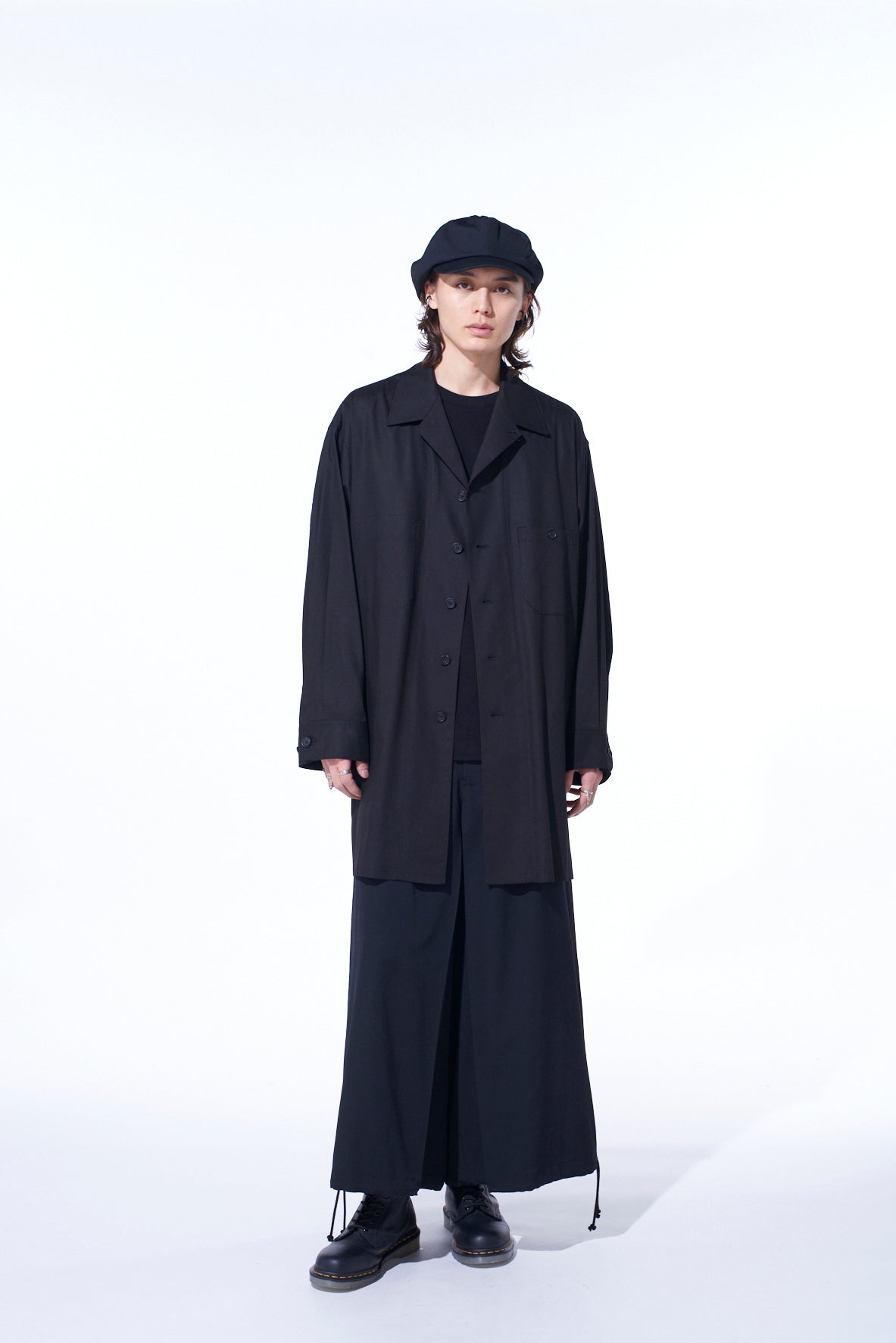 RAYON TWILL SHIRT BLOUSON – THE SHOP YOHJI YAMAMOTO