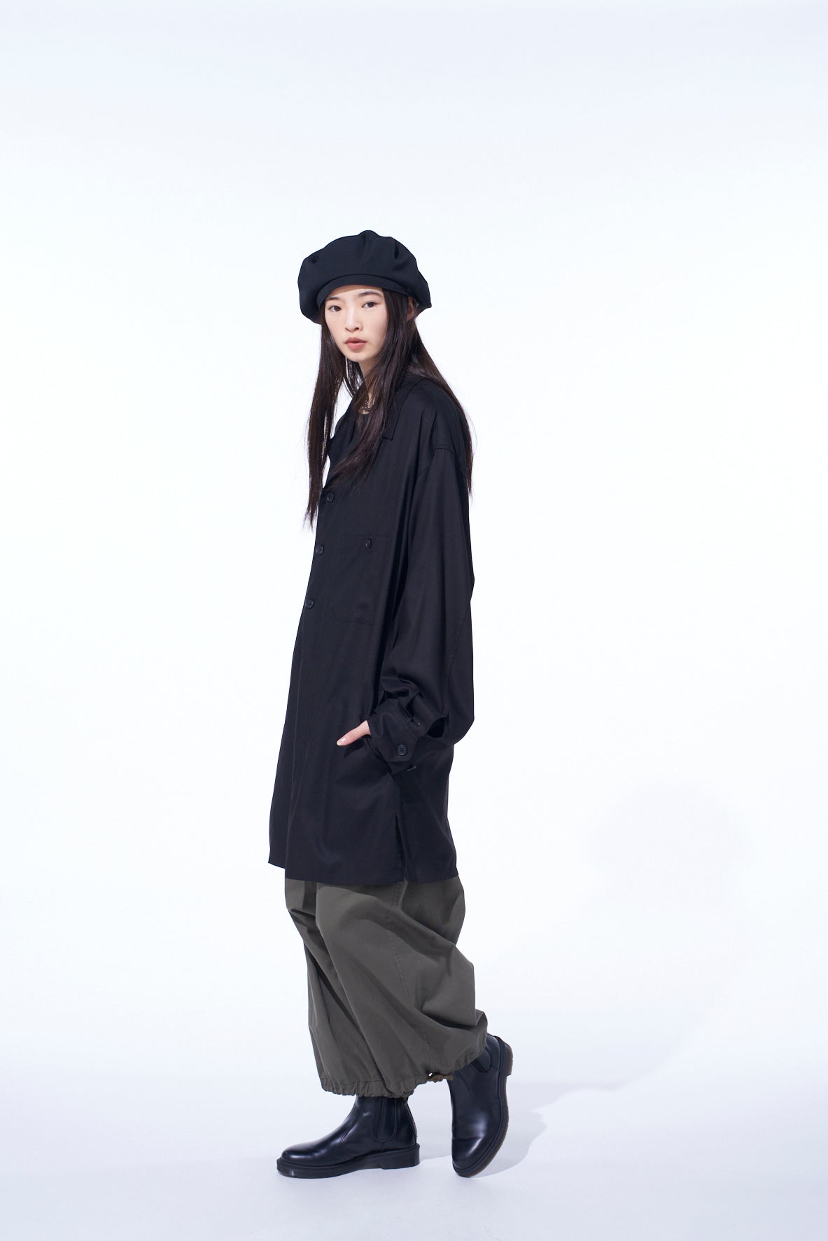 RAYON TWILL SHIRT BLOUSON