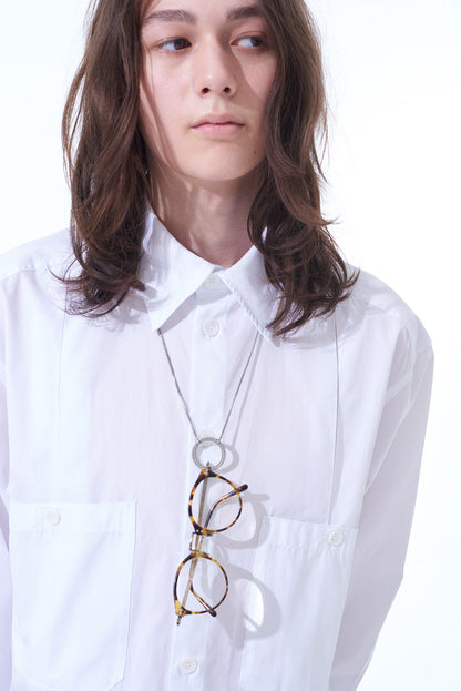 BRASS GLASSES HOLDER NECKLACE