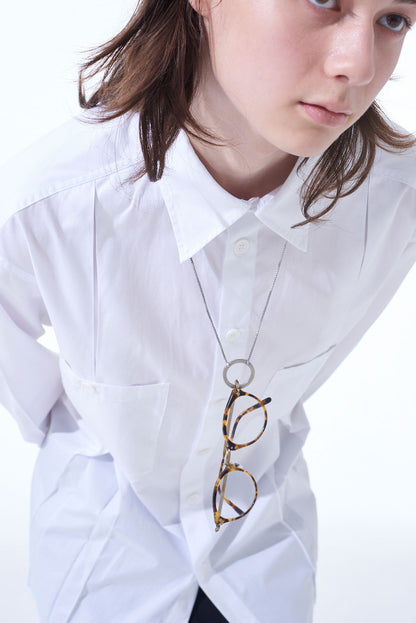 BRASS GLASSES HOLDER NECKLACE