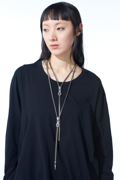 LAYERED ZIPPER NECKLACE