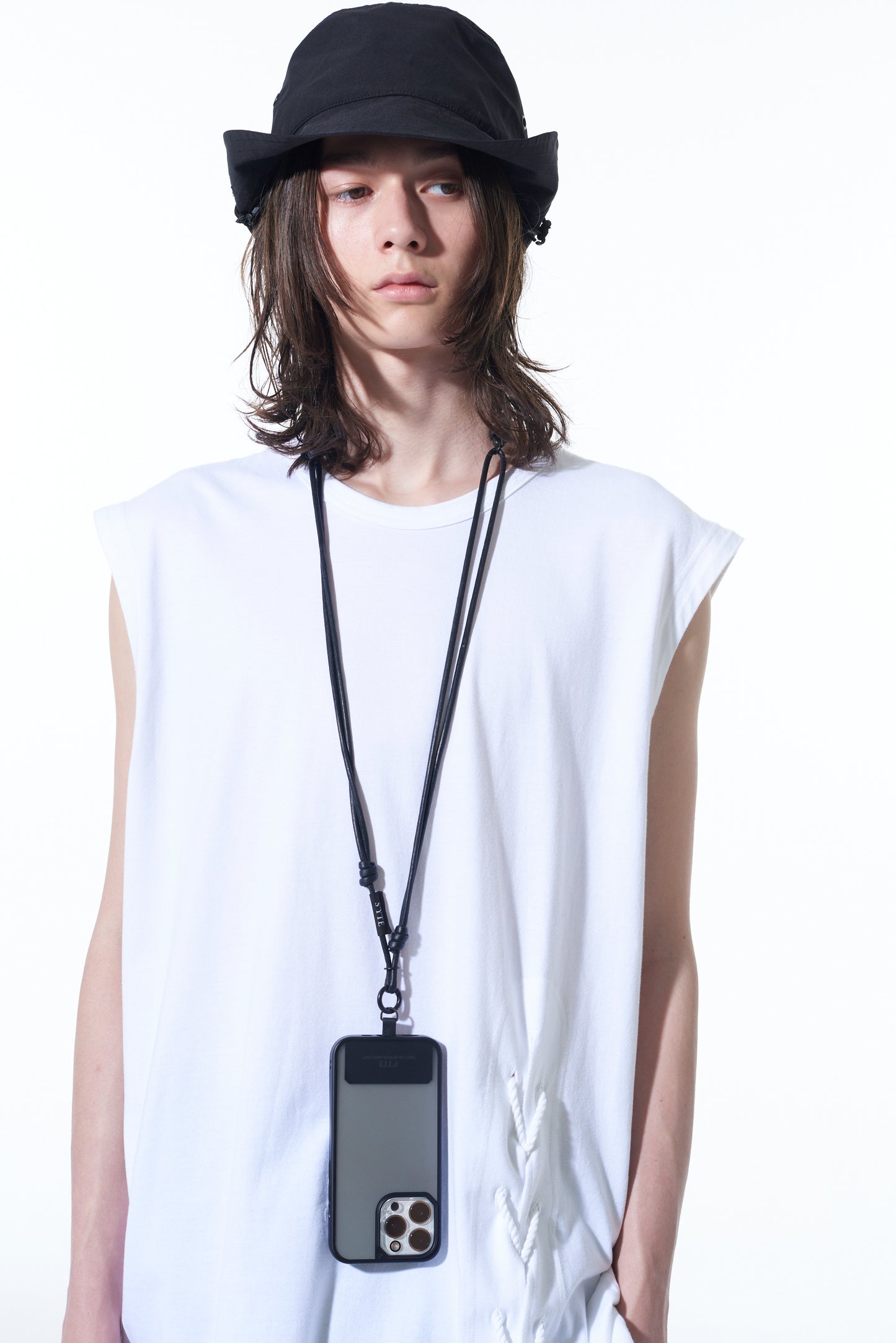 MACRAME KNITTING CELL PHONE SHOULDER STRAP