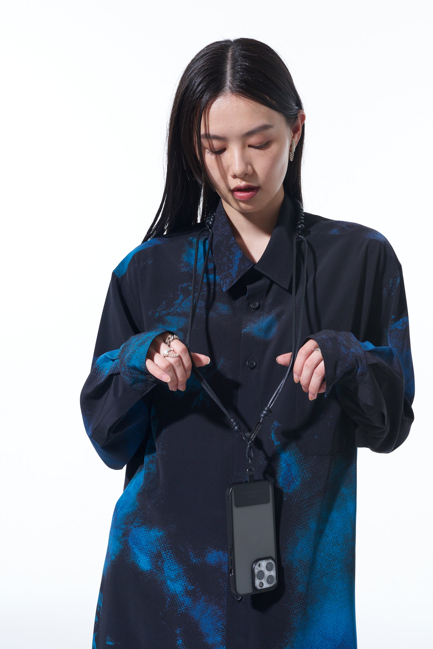 MACRAME KNITTING CELL PHONE SHOULDER STRAP