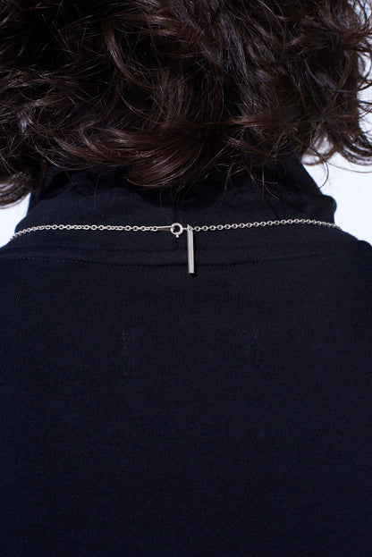 CRYSTAL BRASS NECKLACE