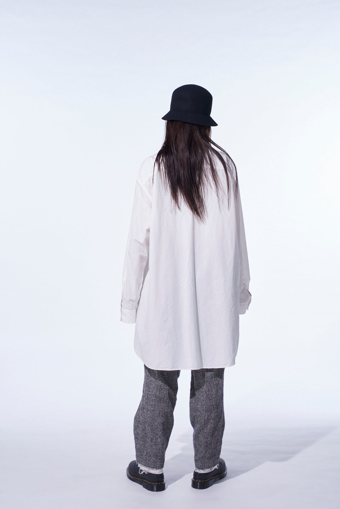 COTTON LINEN DRAWSTRING POCKET SHIRT