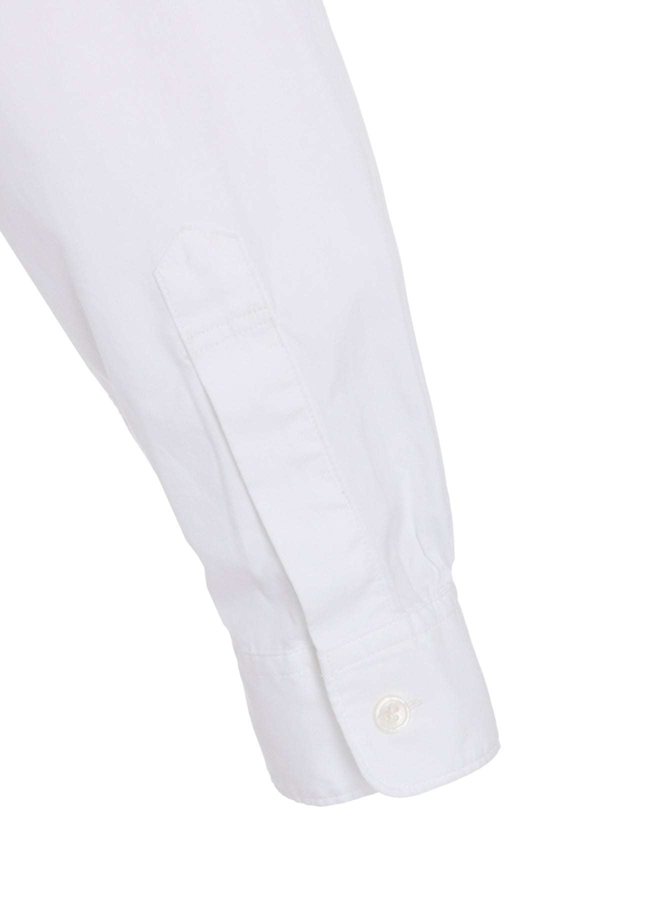 COTTON BROAD RIBON STAND COLLAR SHIRT