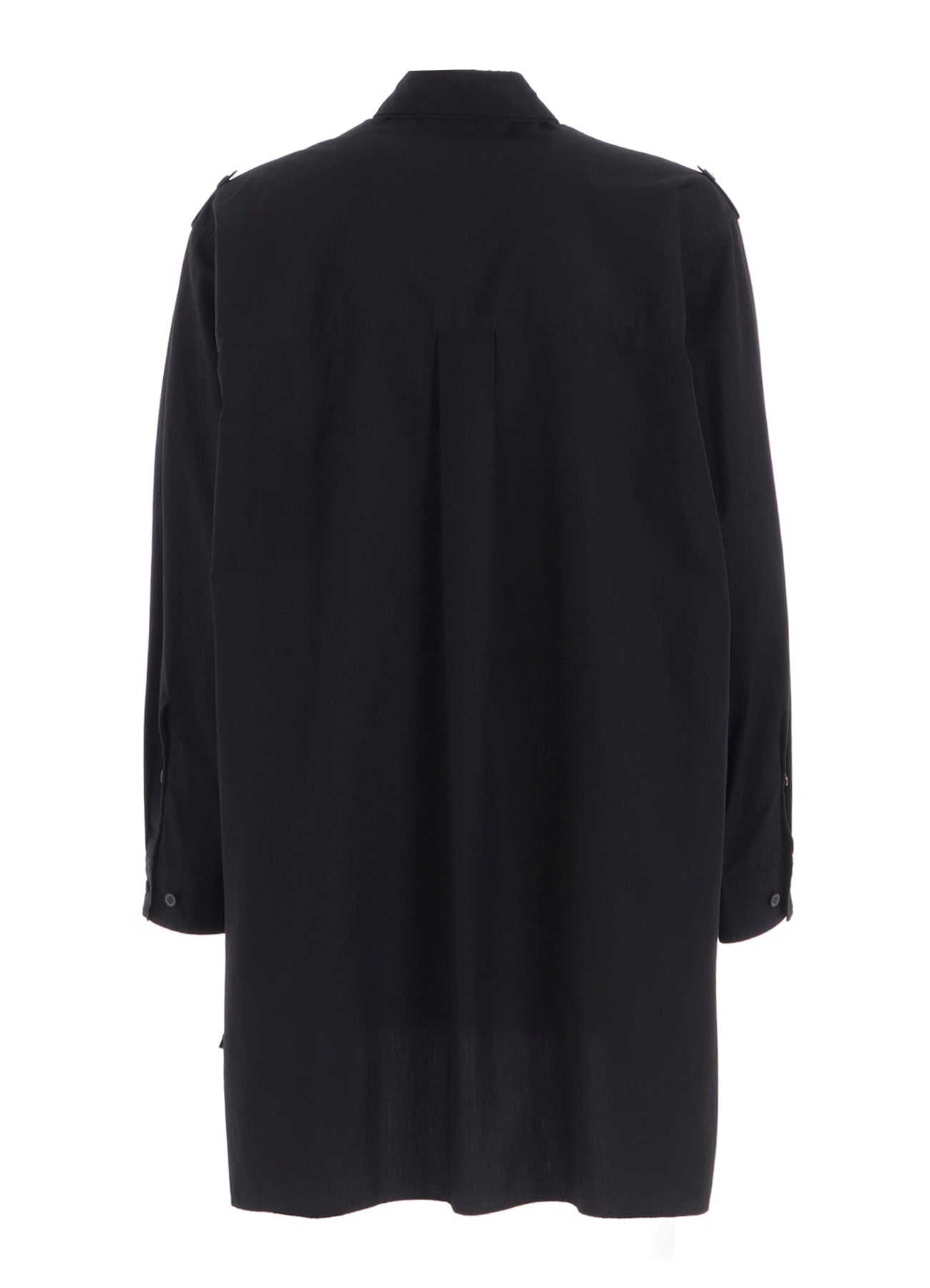 COTTON BROAD OVERSIZED DOUBLE COLLAR SHIRT
