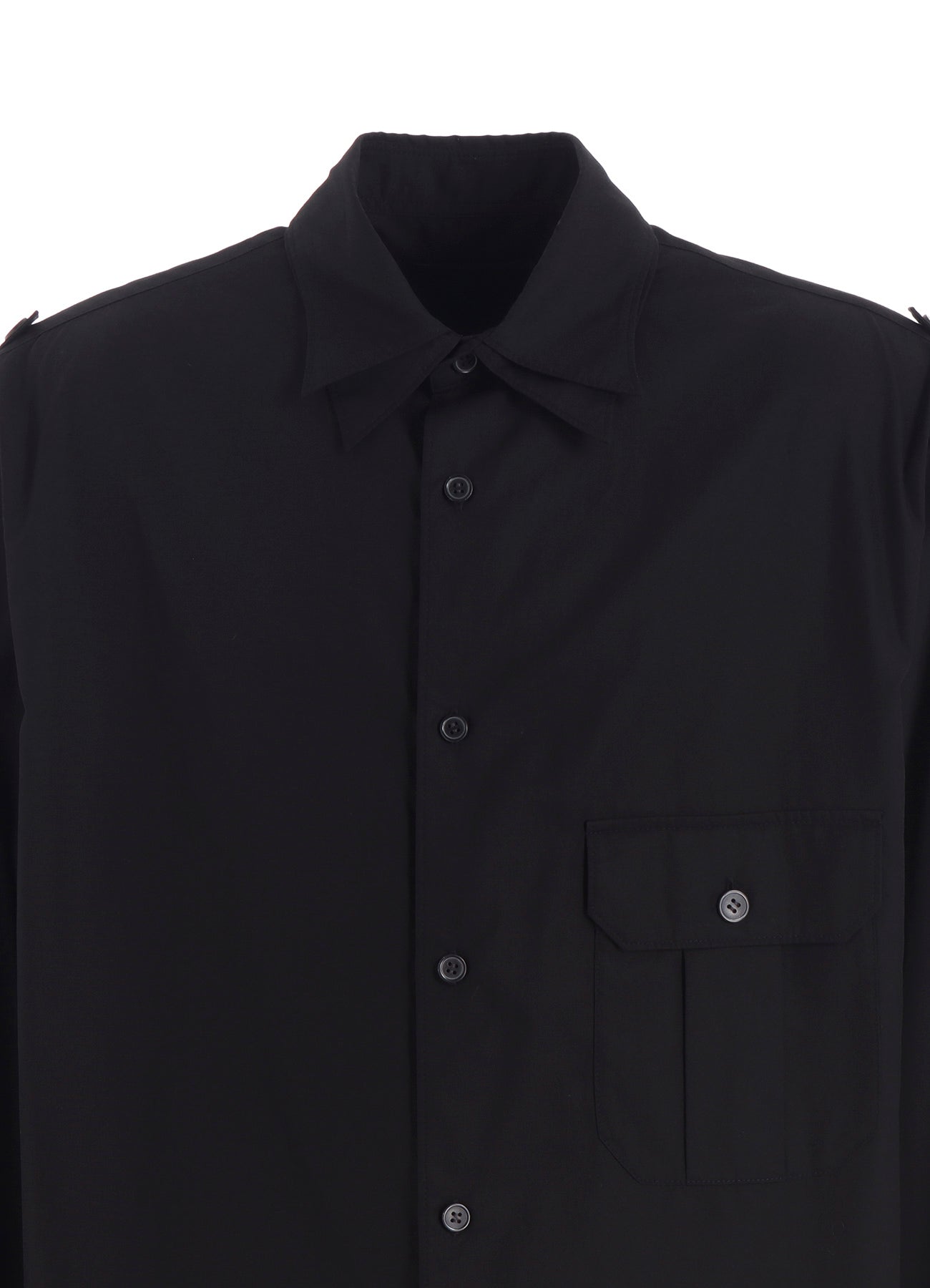 COTTON BROAD OVERSIZED DOUBLE COLLAR SHIRT