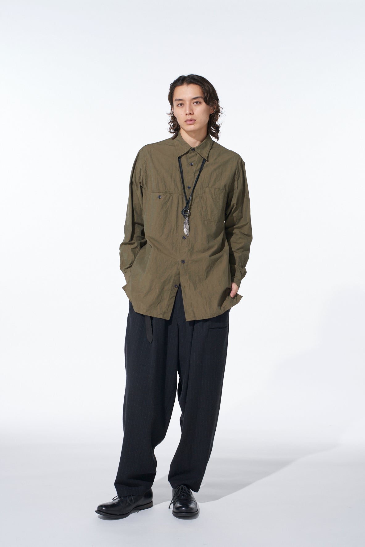 COTTON LINEN SINGLE WELT POCKET SHIRT – THE SHOP YOHJI YAMAMOTO