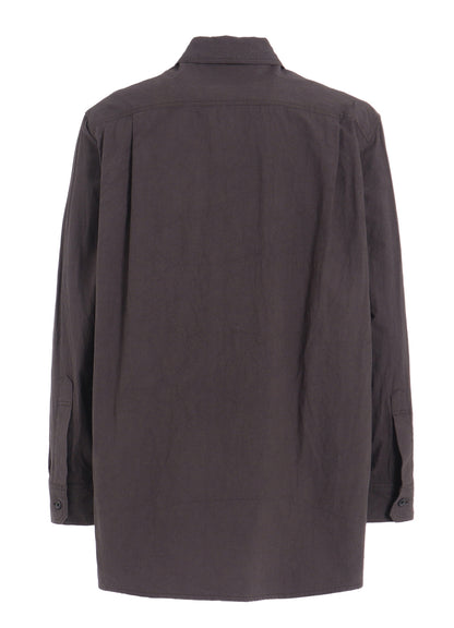 POISONOUS FLOWER PRINT ZIP SHIRT