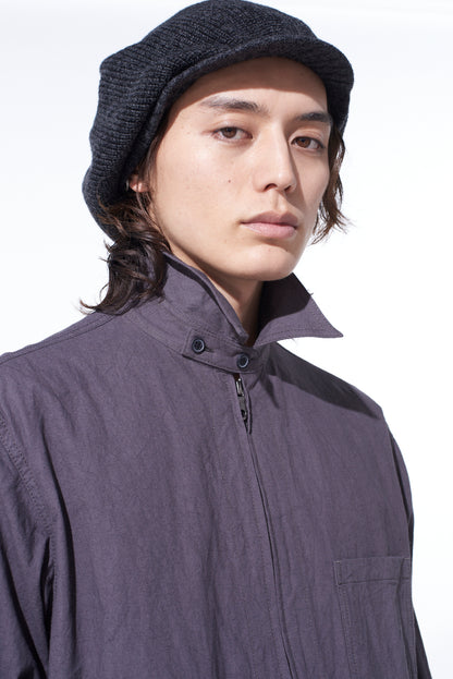 POISONOUS FLOWER PRINT ZIP SHIRT