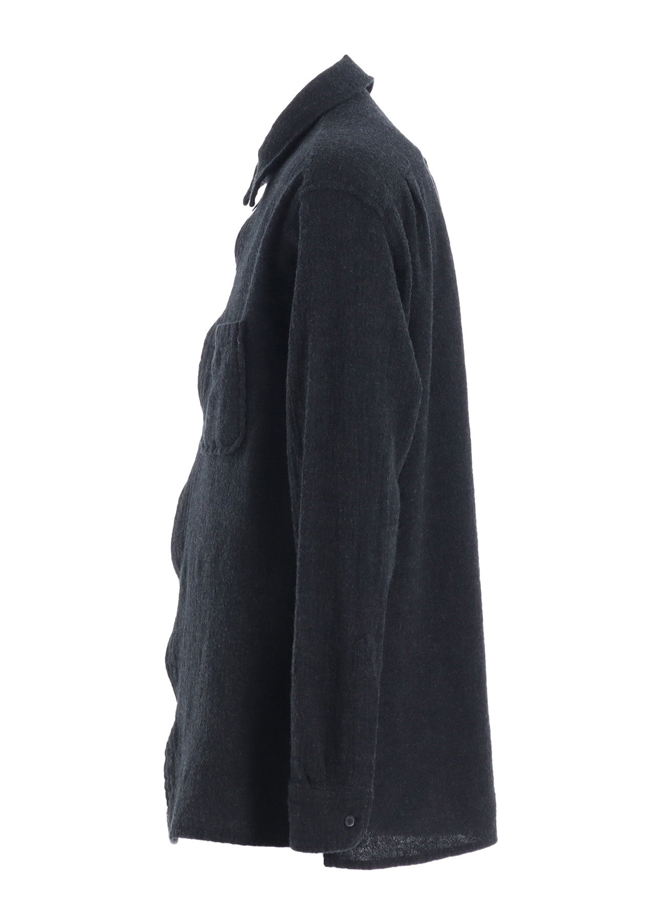 WOOL GAUZE ZIP SHIRT – THE SHOP YOHJI YAMAMOTO