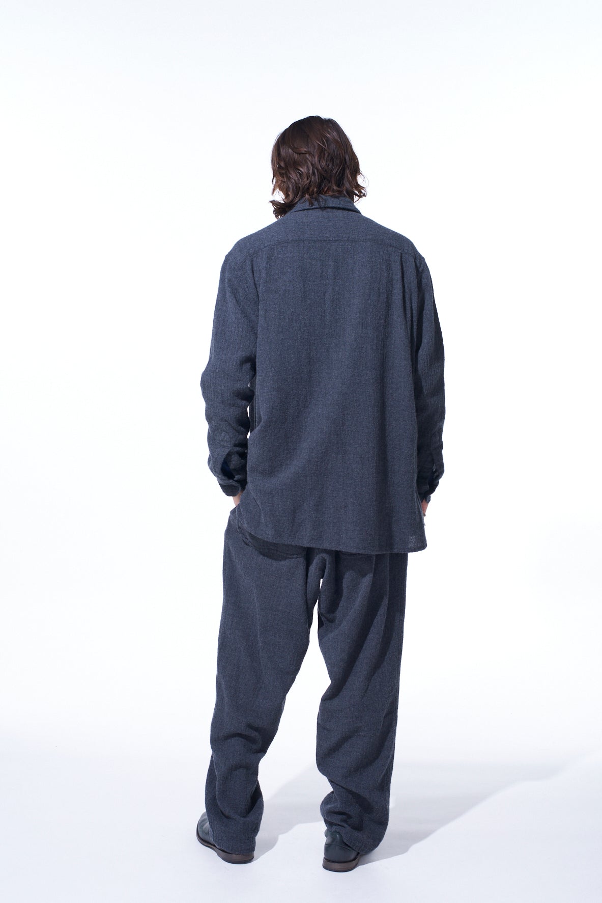 WOOL GAUZE ZIP SHIRT – THE SHOP YOHJI YAMAMOTO