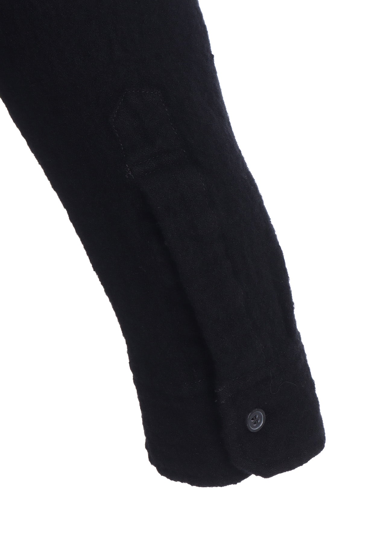 WOOL GAUZE ZIP SHIRT