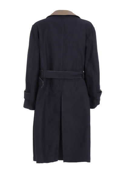 MOLESKIN REVERSIBLE TRENCH COAT