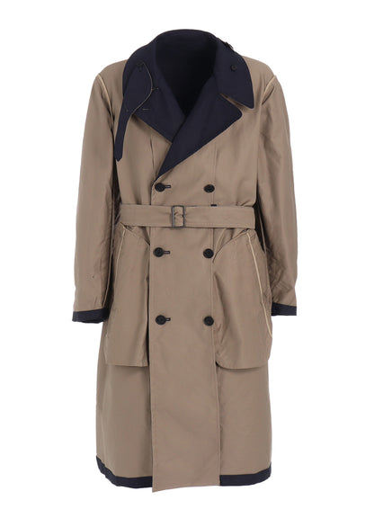 MOLESKIN REVERSIBLE TRENCH COAT