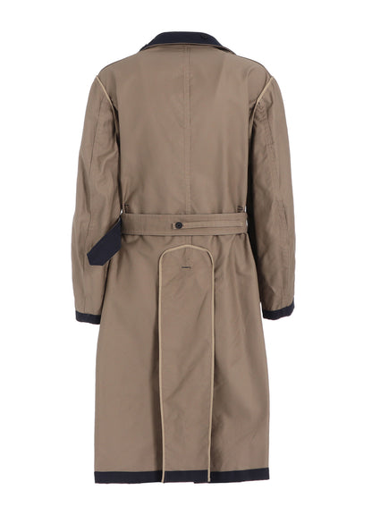 MOLESKIN REVERSIBLE TRENCH COAT