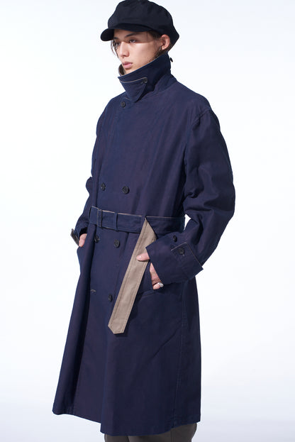 MOLESKIN REVERSIBLE TRENCH COAT