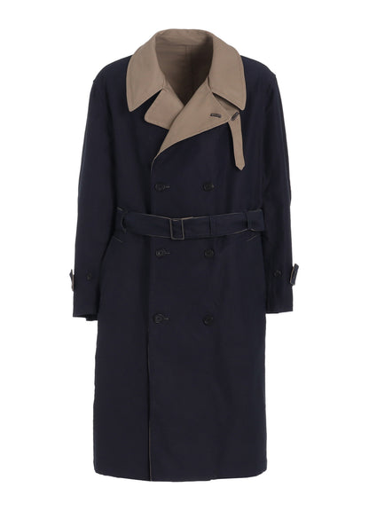 MOLESKIN REVERSIBLE TRENCH COAT