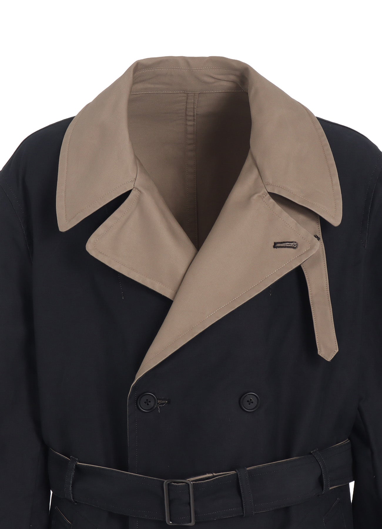 MOLESKIN REVERSIBLE TRENCH COAT