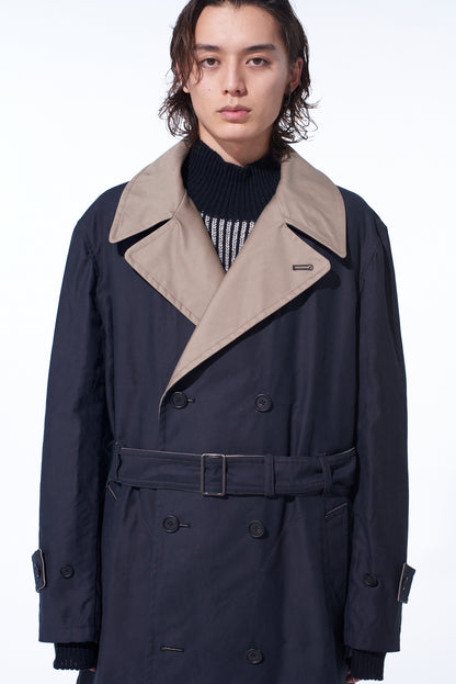 MOLESKIN REVERSIBLE TRENCH COAT