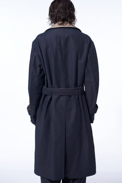 MOLESKIN REVERSIBLE TRENCH COAT