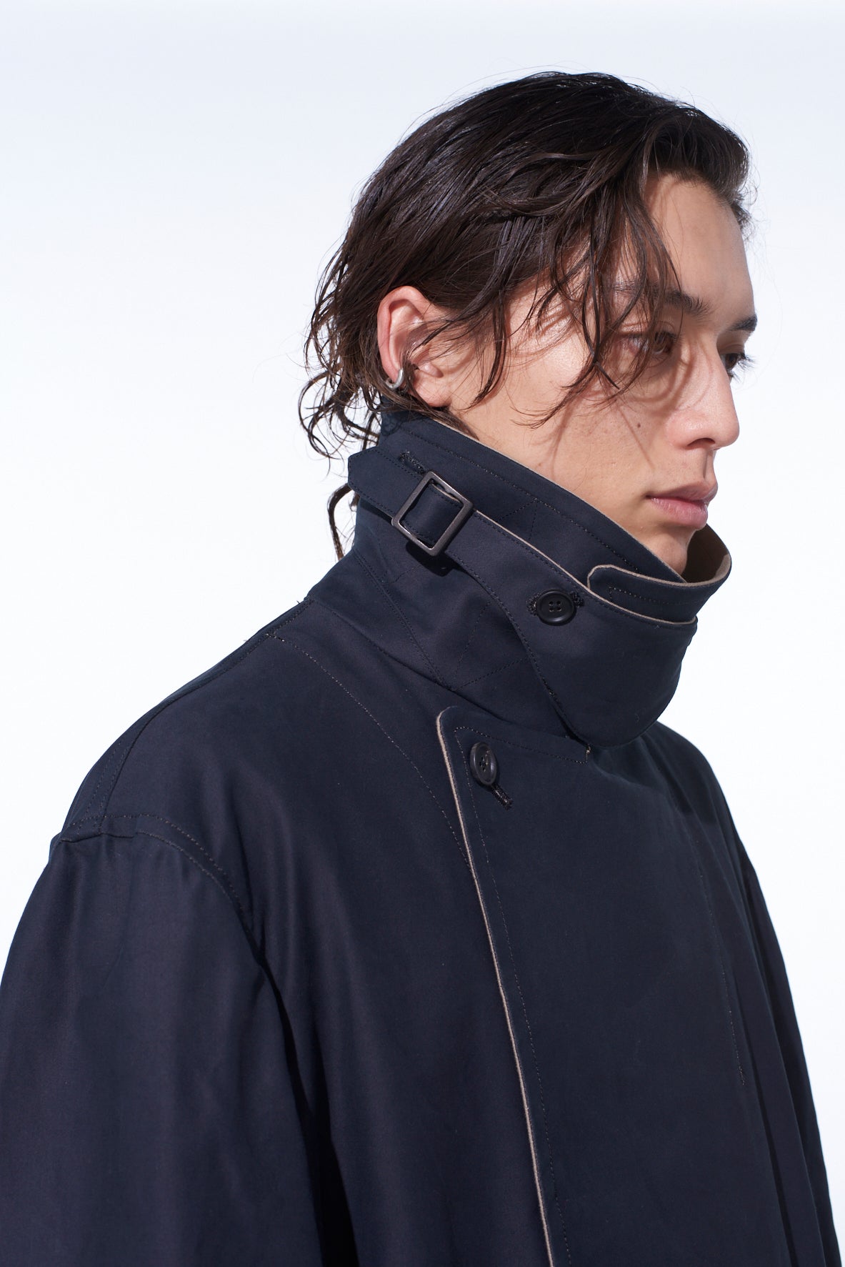 MOLESKIN REVERSIBLE TRENCH COAT