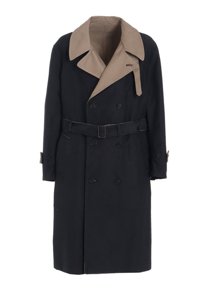 MOLESKIN REVERSIBLE TRENCH COAT
